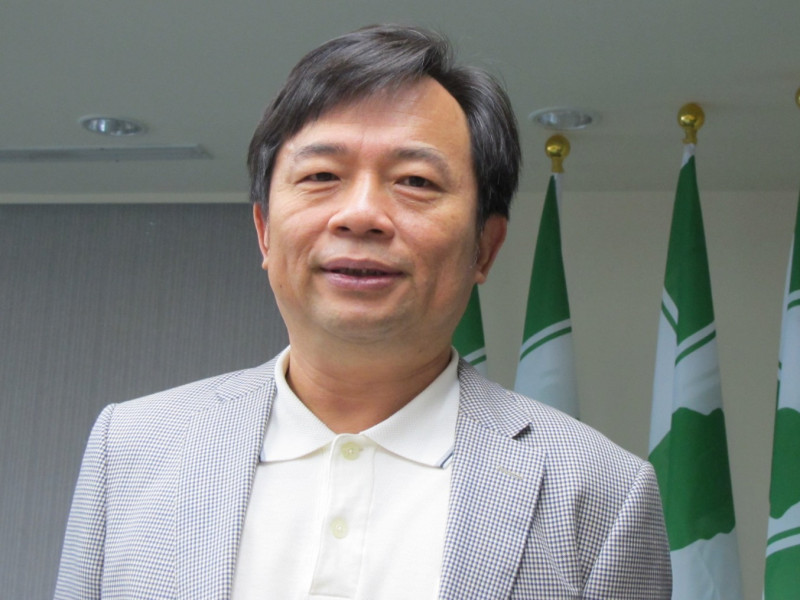 民進黨秘書長林錫耀1日公布下屆桃園市長提名。圖：林朝億/攝   
