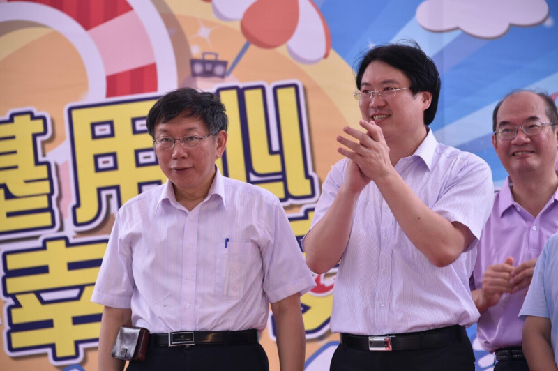 台北市長柯文哲5日坦言，對於洪秀柱日前稱自己不能說中華民國存在，「我也是驚嚇過度，無法評論」。圖：台北市政府提供   