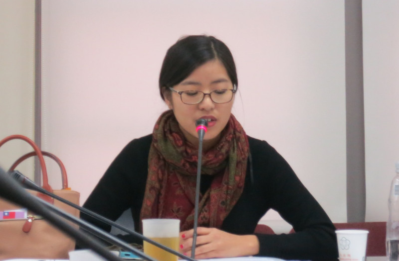 王炳章的24歲女兒王天安呼籲台灣政府澄清她的父親是不是台灣間諜。圖2之1：林朝億/攝   