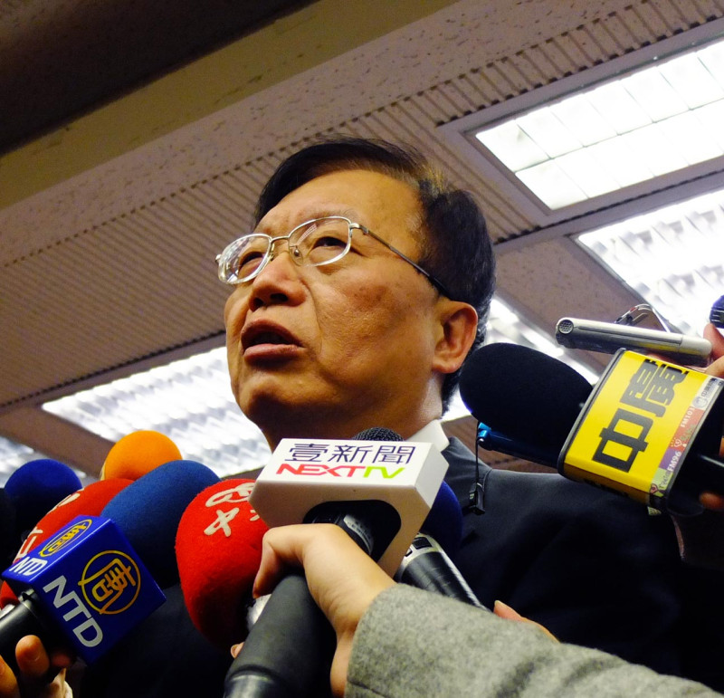 內政部長陳威仁今(14)日表示，總統馬英九沒有雙重國籍「是確定的」。圖：翁嫆琄/攝。   