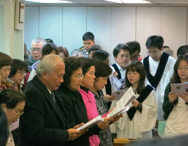前民進黨主席林義雄夫婦今（28）日出席台北義光教會舉辦的228追思活動。圖：林朝億/攝影   