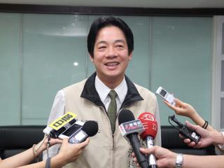 未來事件交易所今（3）日發布「五都市長支持度」，台南市長賴清德（圖）勇奪冠軍。圖片來源：中央社資料照片。   