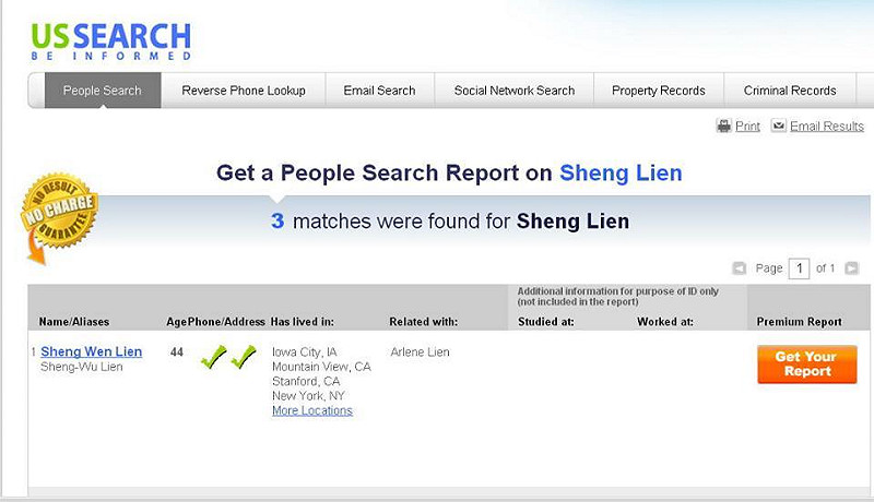 連勝文在美國住過的居所紀錄，及與連惠心的親屬連結。圖5-3：翻拍自陳立宏臉書&nbsp;&nbsp;&nbsp;