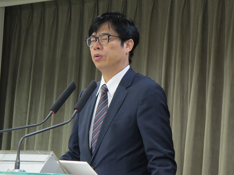 民進黨立委陳其邁16日要求朱立倫說明財產增加原因。圖：林朝億/攝&nbsp;&nbsp;&nbsp;