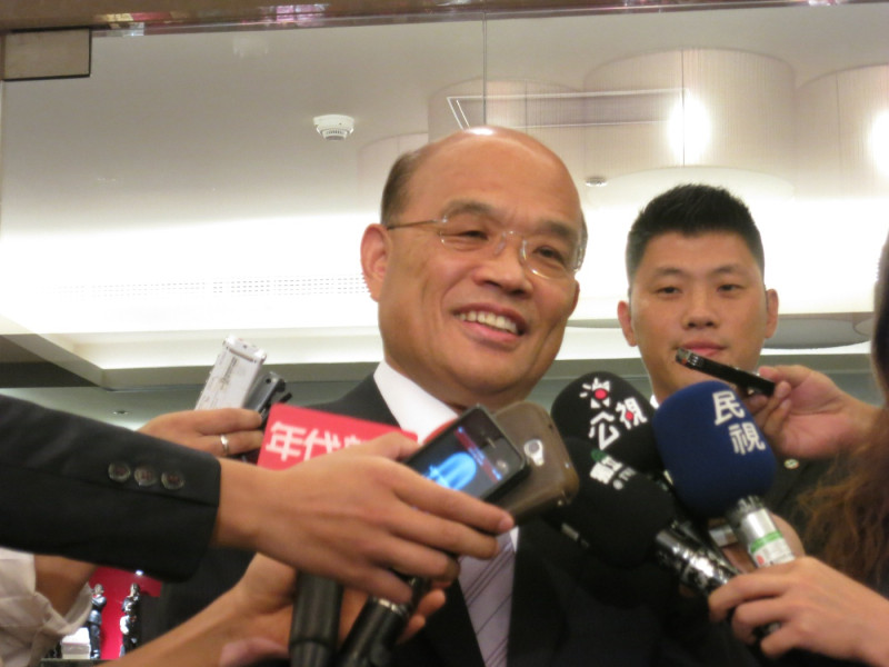 民進黨主席蘇貞昌28日痛斥這已經不是監聽，而是竊聽了。圖：新頭殼資料庫   