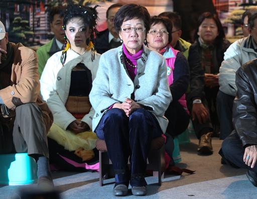 前副總統呂秀蓮今（3）晚發布聲明表示，她的絕食引起國際媒體重視，國內媒體卻刻意打壓，甚至冷嘲熱諷，令人心寒。圖：中央社資料照片   