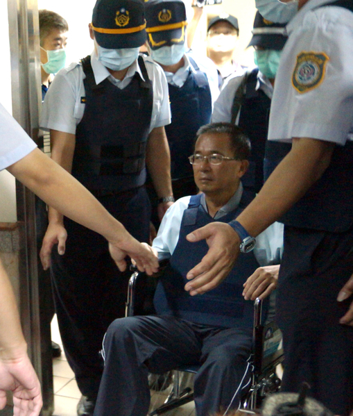目前正在台北榮民總醫院治療的的前總統陳水扁，今（24）晚7時，將從中正樓病房移往院區後方的精神樓精神科病房治療。圖片來源：中央社資料照片。   
