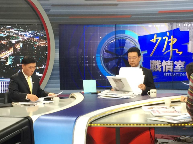 前台北市長郝龍斌12日接受TVBS《少康戰情室》節目專訪。圖：翻攝自郝龍斌臉書   
