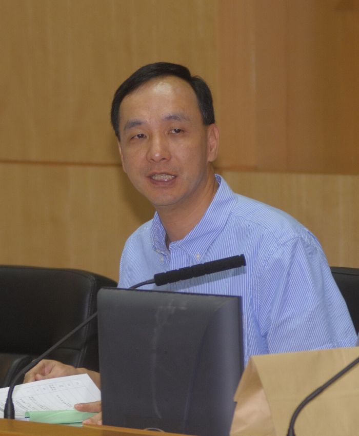 中國國民黨副主席兼秘書長曾永權今(14)日表示，新北市長朱立倫政績有目共睹，也已在新北市營造出勝選氣勢。圖：新頭殼資料照片。   