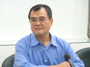 行政院長秘書長林益世請辭獲准。圖：謝莉慧/攝。   