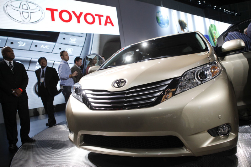 豐田（Toyota）汽車又再度因為鏽蝕問題，在北美召修60萬輛7人座Sienna休旅車（圖）。圖片來源：達志影像/美聯社。   