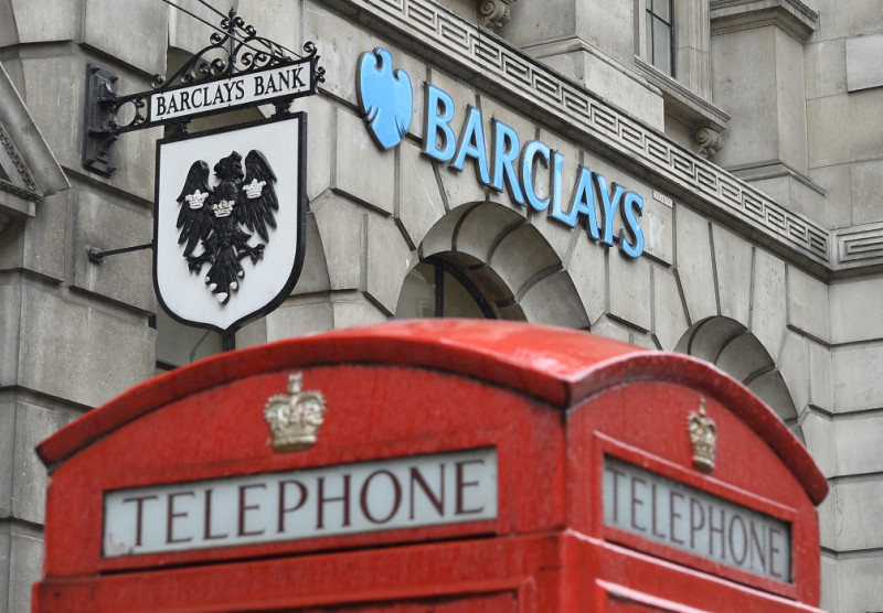 英國媒體報導，巴克萊銀行（Barclays）的客戶資料遭竊，多達2.7萬筆流出。圖片來源：達志影像/路透社資料照片   