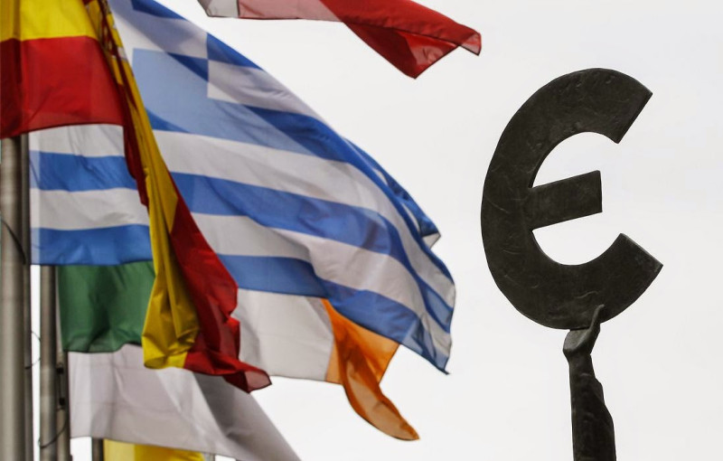 希臘紓困方案遲遲未定，有可能導致退出歐元區。圖片來源：達志影像/路透社資料照片   
