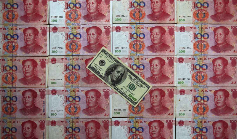 根據紐約時報中文網報導，預估人民幣貶值後，會影響9月美國聯準會的升息，同時也帶給美國政府兩難的困境。圖片來源：達志影像/路透社   