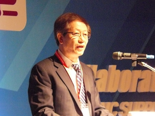 我國半導體龍頭台積電總經理暨共同執行長劉德音今（4）日表示，明年半導體產業將持續穩定成長，預期半導體業產值將成長5%，晶圓代工業將成長12%。圖：中央社資料照片   
