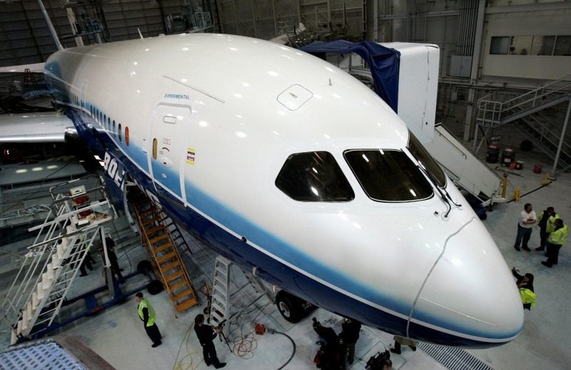 中國將取得奇異的787客機部分技術。圖片：達志影像/路透社   
