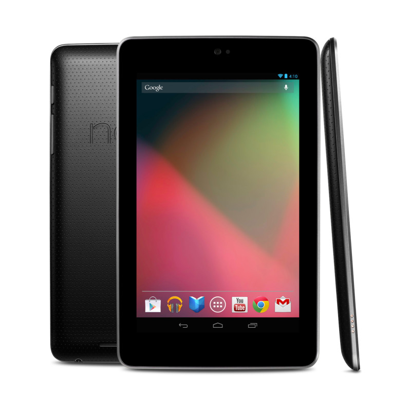 Google與華碩共同推出的平板電腦Nexus 7。圖片來源：華碩提供。   