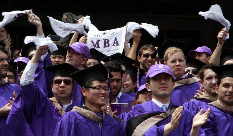 前往美國念工商管理碩士(MBA)學位不再火紅？圖片來源：達志影像/美聯社資料照片   