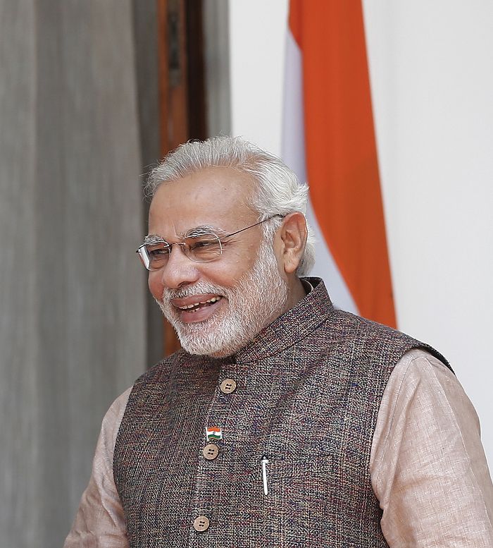 印度新總理莫迪（Narendra Modi）5月底剛宣誓就任，現傳出印度可能在7月對外開放電子商務市場。圖片來源：達志影像/路透社資料照片   