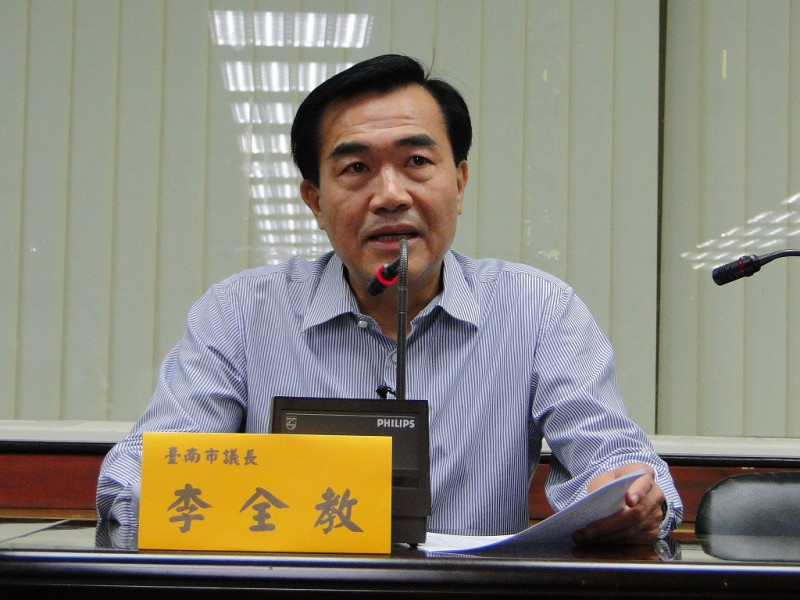獲知賄選案不起訴後，台南市議長李全教強調，8個月來他忍受痛苦的凌遲，但希望這一切都成為過去。圖：黃博郎/攝   