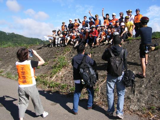 2008年10月10日千里步道試走台北到南庄路段。圖片來源：千里步道   