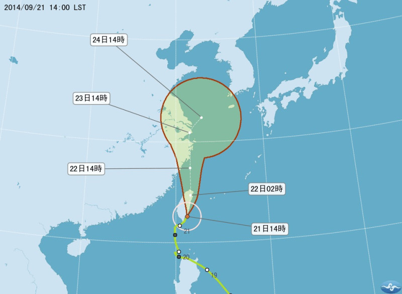 輕颱鳳凰挾帶豪雨侵襲台灣，農委會水土保持局已經發布土石流紅色警戒39條，黃色警戒413條；另外，經濟部水利署也針對屏東縣、台東縣及花蓮縣發布一級淹水警戒。  圖：翻攝自中央氣象局   