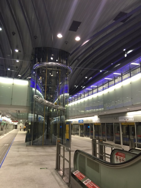 北捷頂埔站6日將正式通車，台北捷運公司表示，民眾持悠遊卡搭乘，首月頂埔至永寧免費。圖：交通部提供   