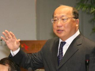 台中市長胡志強呼籲中央有關治水預算約110億元應該一次補足。圖：中央社資料照片   