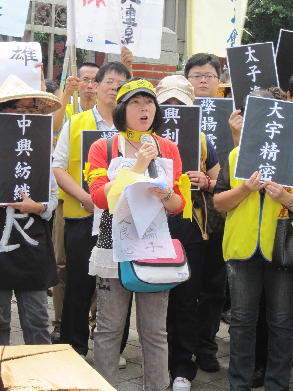 華隆自救會會長李翠明。圖5之2：王立柔/攝&nbsp;&nbsp;&nbsp;