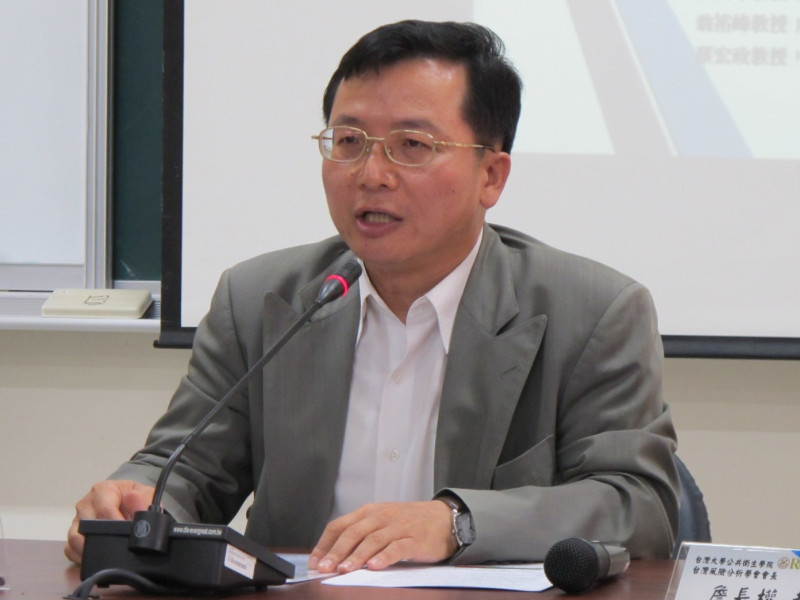 台大教授周桂田5日表示，台灣的石化產業近10年都沒有超過GDP的1.7%。圖：林朝億/攝   