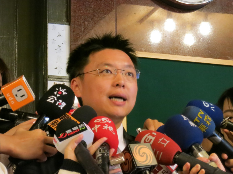 針對美豬是否進口台灣？民進黨立委趙天麟4日要求馬總統「誠實面對議題」。圖：林朝億/攝   