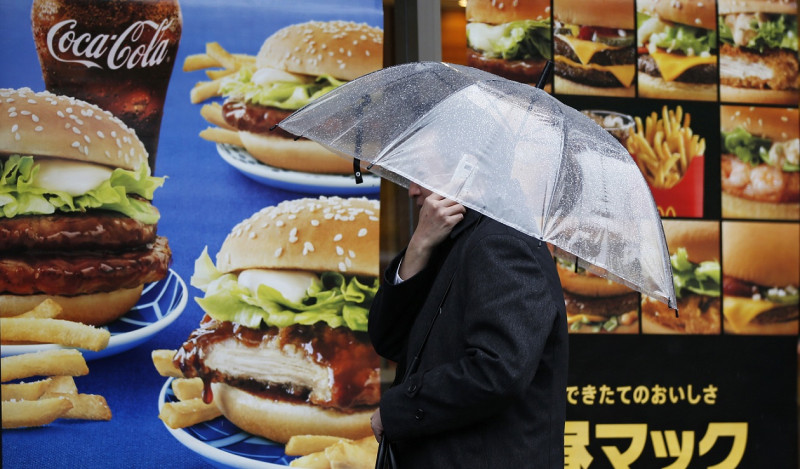 日本麥當勞的客流量出現了大幅下滑的情況。圖片來源：達志影像/路透社   