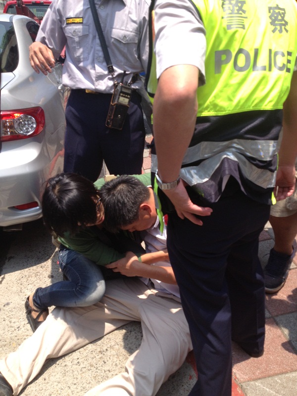 政大地政系教授徐世榮因公開嗆馬，遭警方依公共危險罪逮捕。圖：新頭殼資料照片。   