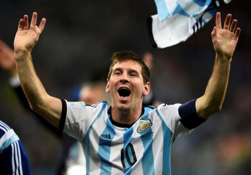對阿根廷足球名將梅西（Lionel Messi）而言，13日的世界盃足球賽冠軍戰，將是他證明自己是當今世上最傑出球員之一的重大戰役。圖片來源：達志影像/路透社   