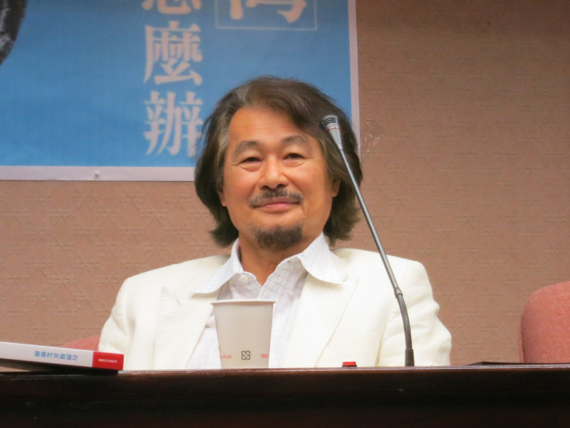 前民進黨主席施明德21日表示，他自2001年罹患肝癌後都是使用愛味鄉產品。圖：新頭殼資料庫   
