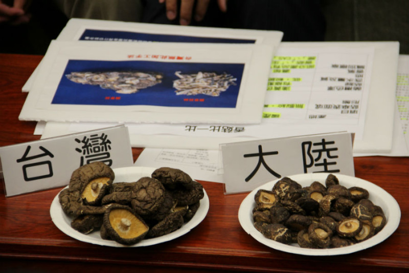 大陸香菇走私猖獗，台灣香菇難生存。圖片：謝仁烜／攝   
