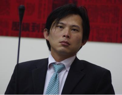黃國昌指出，他明白部分專欄記者參與拒寫的難處。圖：林靖堂/攝。   