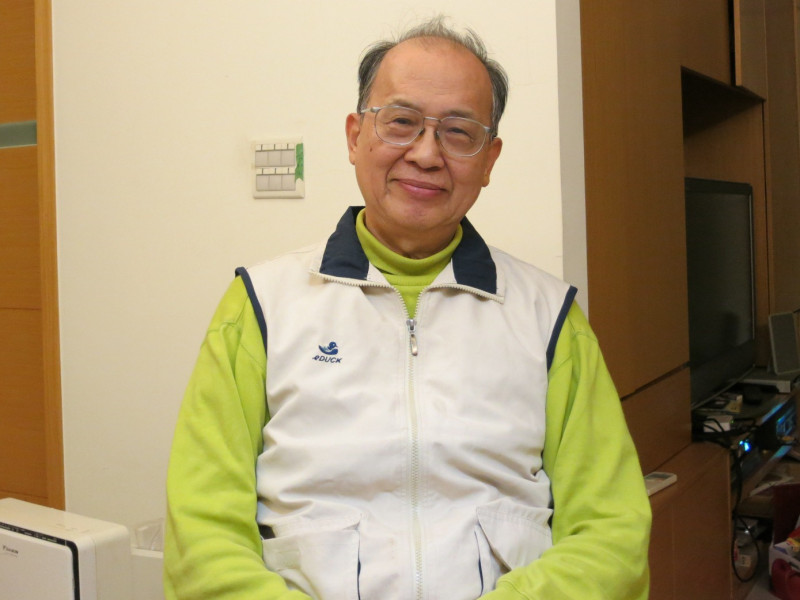 台師大退休教授莊萬壽受訪時表示，中國論壇刊登他的文章，從未間斷過。圖：林朝億/攝   