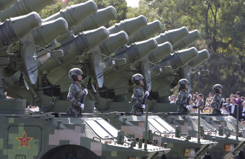 中國國台辦17日表示，兩岸可以適時就建立軍事安全互信機制進行討論。圖片來源：達志影像/美聯社。   