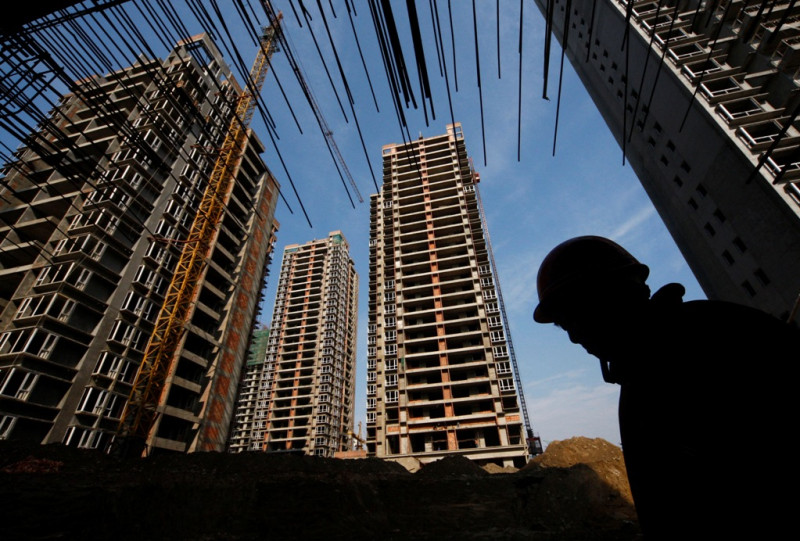 中國建材需求大增，「炸樓」僅是重複建設的表現之一。圖片：達志影像/路透社   