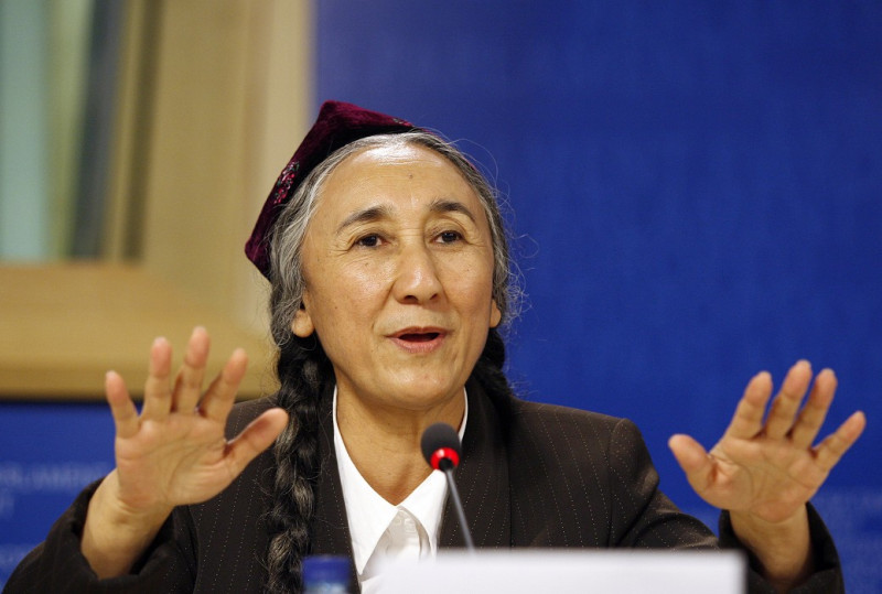 世界維吾爾大會主席熱比婭（Rebiya Kadeer）6日促中國政府應與維吾爾族展開對話，改善對待維吾爾族的政策，避免昆明暴力事件再度發生。圖片來源：達志影像/路透社資料照片   