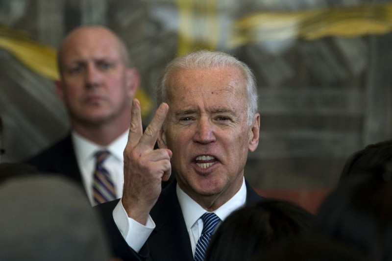結束訪日行程的美國副總統拜登（Joe Biden）今（4）日上午抵達北京。圖片來源：達志影像/美聯社   