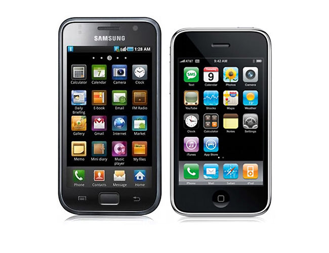 蘋果在專利戰又贏了！美國國際貿易委員會(ITC)法官裁定，三星電子(Samsung Electronics)旗下手機侵犯了蘋果公司(Apple Inc.)關於iPhone的4項專利。圖片來源:翻攝自網路。   
