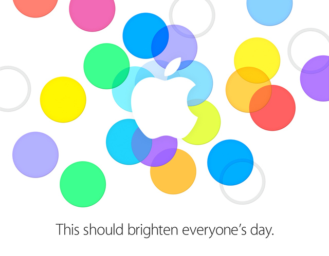 蘋果正式發出的新產品發表活動邀請函。圖：翻攝自網路。   