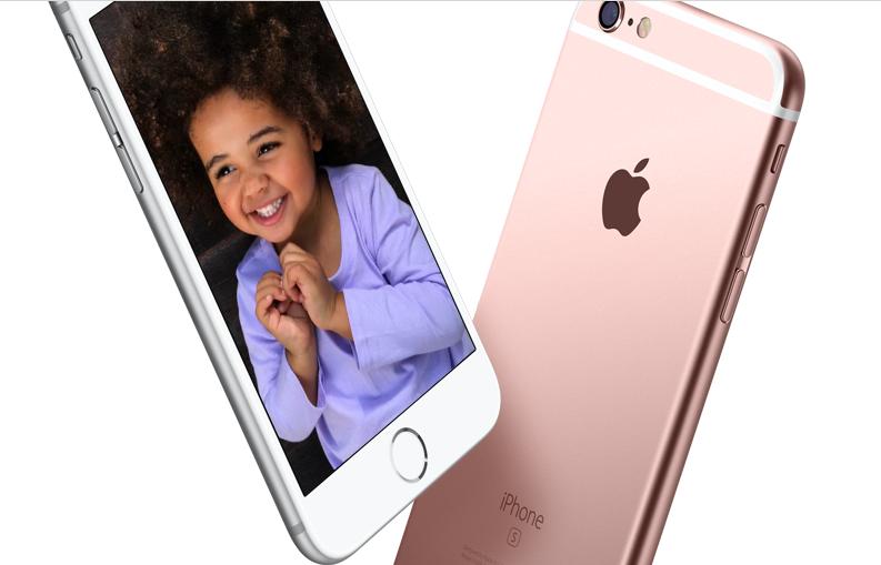 最新款的蘋果智慧型手機iPhone 6S和iPhone 6S Plus亮相，玫瑰金版本相當討喜。圖：翻攝蘋果官網   