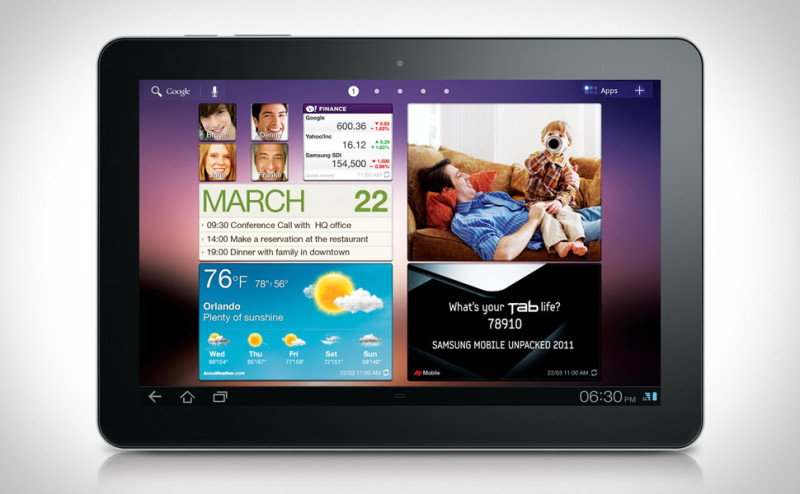 三星的平板電腦Galaxy Tab 10.1遭美國法院禁售，雖然提出上訴，但法院已正式駁回三星的要求。圖片來源：翻攝自網路。   