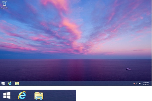 最新傳出Windows 8.1的擷圖。圖片來源：http://www.ubergizmo.com/   