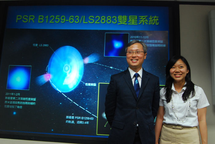 台灣天文學團隊奪世界先鋒，研究成果在今(20)日刊登於《天文物理期刊通訊》(The Astrophysical Journal Letters)上，讓台灣天文學的研究實力耀眼國際。圖片:黃沛云/攝   