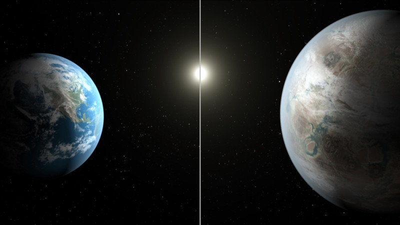 NASA科學家表示，「克卜勒452b」是「另一個地球」、「地球的表哥」。圖：翻攝自NASA官網   