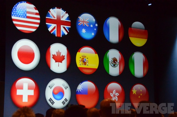 蘋果全球開發者大會(WWDC)於台灣時間12日凌晨1點在美國舊金山開幕，會場出現台灣國旗的圖樣，讓台灣網友熱烈討論。圖片來源：翻攝網路   